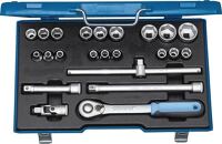 Steckschlüsselsatz 19 EMU-20 23-tlg.1/2 Zoll SW 8-32mm Z.60 6KT GEDORE