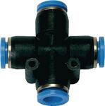 X-Steckverbindung Blaue Serie 6mm L1 19,0mm RIEGLER