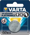 Knopfzelle Professional Electronics 3 V 90 mAh CR2016 20,0x1,6mm VARTA