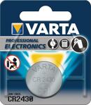 Knopfzelle Professional Electronics 3 V 280 mAh CR2430 24,5x3,0mm VARTA