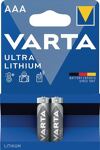 Batterie ULTRA Lithium 1,5 V AAA Micro 1100 mAh FR10G445 6103 2 St./Bl.VARTA