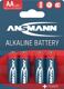 Batterie 1,5 V AA-AM3-Mignon 2800 mAh LR6 4906 4 St./Bl.ANSMANN