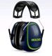 MOLDEX Gehörschutzkapsel 6120 M5 blau/grün, mit Kopfbügel, SNR-Wert 34 dB,  EN 352-1:2002  
