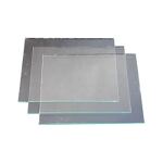 Vorsatzscheiben aus Glas 90 x 110 mm, hell    