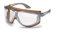 UVEX Schutzbrille skyguard grau/orange, PC farblos/UV 2-1.2, supravision HC-AF Art. 9175 275  