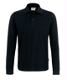 Hakro Polo-Shirt langarm schwarz, Art. 820-05 100% Baumwolle, ca. 200 g/m²,    