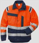 Hi-Vis Jacke 4829 PLU Art. 100980 orange/navy