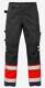 Hi-Vis Bundhose 2032 PLU Art. 100979 schwarz/rot