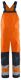 Kansas Warn-Latzhose orange/navy Art. 100003-271, Beintasche mit Handytasche 70% Polyester/30% Baumwolle, 300 g/m²,   