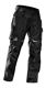 KÜBLER pulsschlag Bundhose HIGH schwarz/ anthrazit, 65% Polyester 35% Baumwolle, ca. 260 g/m², Art. 2324 5353-9997,   