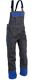 KÜBLER SAFETY X6 Latzhose anthrazit/kornblau, 64% Baumwolle/35% Polyester/1% antistatische Faser, ca. 350g/m², Art. 3780 8413-9746,   