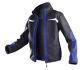 Softshelljacke KIDZ Form 1341 schwarz/kornblau, 100% Polyester, ca. 230 g/m², Art. 1341 7323-9946