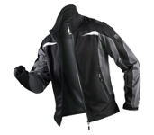 WEATHER Ultrashell  Jacke schwarz/anthrazit, 100% Polyester, Art. 1141 5227-9997, 