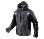 KÜBLER Winter Softshell Jacke ORA anthrazit/schwarz, 96% Polyester/4% Elasthan, ca. 320 g/m², Art. 1041 7322-9799,   