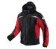 KÜBLER Winter Softshell Jacke ORA schwarz/rot, 96% Polyester/4% Elasthan, ca. 320 g/m², Art. 1041 7322-9955,   