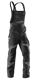 KÜBLER ACTIVIQ Latzhose schwarz/ anthrazit, 65% Polyester 35% Baumwolle, ca. 270 g/m², Art. 3250 5365-9997  