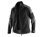 KÜBLER ACTIVIQ Jacke schwarz/anthrazit, Art. 1250 5365-9997, 65% PES/35% BW, 270 g/m²,   