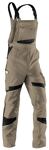 KÜBLER ACTIVIQ Latzhose, sandbraun/schwarz 65 % Polyester 35 % Baumwolle Art.3250 5365-2599  