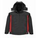 Softshell-Jacke schwarz/rot, Art. 78527, Fb. 2033