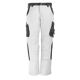 Bundhose TWILL 300 weiß/anthrazit, Art. 130430, Fb. 1012