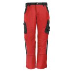 Bundhose TWILL 300 rot/schwarz, Art. 130430, Fb. 3320