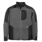Jersey-Fleece-Jacke anthrazit/schwarz, Art. 78461, Fb. 1220