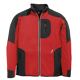 Jersey-Fleece-Jacke rot/schwarz, Art. 78461, Fb. 3320