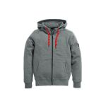 Kapuzen-Sweat-Jacke grau, Art. 79494, Fb. 11