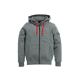 Kapuzen-Sweat-Jacke grau, Art. 79494, Fb. 11