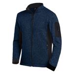 Herren-Strickfleece-Jacke marine/schwarz, Art. 79595, Fb. 1120