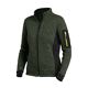 FHB Damen-Strickfleece-Jacke MARIEKE  oliv/schwarz, Art. 795/96, Fb. 1520, 100% Polyester, 280 g/qm Strickfleece,  