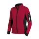 FHB Damen-Strickfleece-Jacke MARIEKE  rot/schwarz, Art. 795/96, Fb. 3320, 100% Polyester, 280 g/qm Strickfleece,  