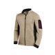 FHB Herren-Strickfleece-Jacke CHRISTOPH  beige/schwarz, Art. 795/95, Fb. 1320, 100% Polyester, 280 g/qm Strickfleece,  