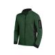 FHB Herren-Strickfleece-Jacke CHRISTOPH  grün/schwarz, Art. 795/95, Fb. 2520, 100% Polyester, 280 g/qm Strickfleece,  