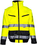 Montana Warn-Pilotjacke "New York II" gelb/grau