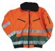 Montana Warn-Pilotjacke "New York III" orange/grün