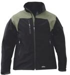 Montana Softshell-Jacke IRLAND, schwarz/oliv