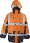 5-in-1 Warnparka "Wien" (3360) orange/schwarz