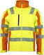 Montana Warnschutz-Softshelljacke "Tom" gelb/orange