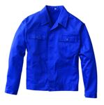 CLASSIC Langjacke kornblau mit Knopfleiste