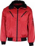 Montana Pilotjacke ALPIN mit Teddyfutter, rot