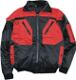 Montana Pilotjacke BELGRAD II, schwarz/rot mit Teddyfutter und austrennbaren Ärmeln (auch: LEVANGER, Nr. 23619 + OSLO, Nr. 4180)  