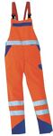 Montana Warnschutz-Latzhose "orange/blau"