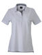 Damen Polo-Shirt weiss/navy/weiss, Art. JN969