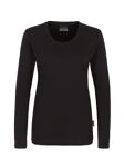 Damen-Longsleeve Shirt schwarz, Art. 178
