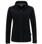 Damen Fleece Jacke DELTA, schwarz, Art. 240