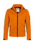 Hakro Herren-Softshelljacke ONTARIO orange Art. 848-27, 100% Polyester, ca. 230 g/m²,    