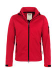 Hakro Herren-Softshelljacke ONTARIO rot Art. 848-02, 100% Polyester, ca. 230 g/m²,    