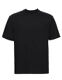 Russell Workwear T-Shirt, schwarz 100 % Baumwolle, ca. 180 g/m², Art. Z010 - inkl. Weber-Logo + Namen auf linker Brust -  