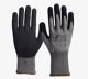 Nitras Handschuhe 6835//CUT F PRO, Gr. 10 grau/schwarz, Nitrilschaum, Level 4543F   